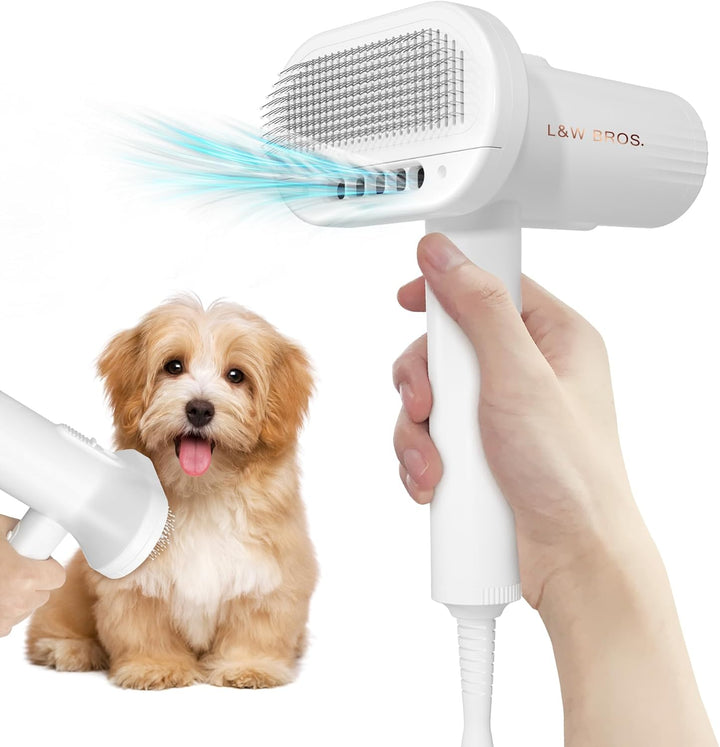 2 - in 1 Overheating Protection Low Noise Dryer for Small Dogs - Pawtique