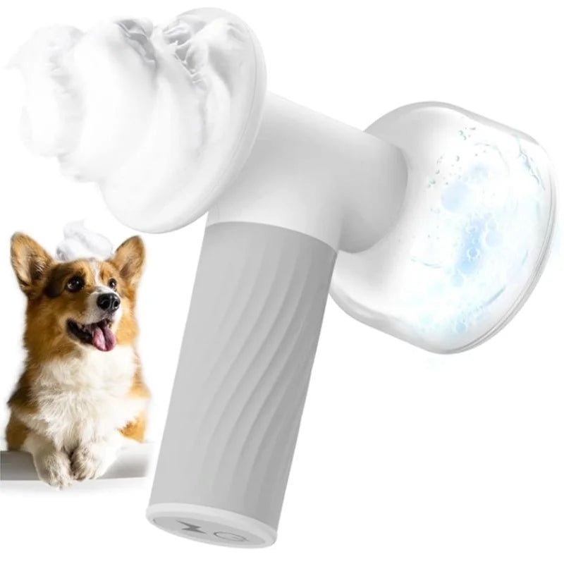 Automatic Pet Bath Machine Bubbler Cat and Dog Bath Bath Rubbing Massage Brush Bubble Machine - Pawtique