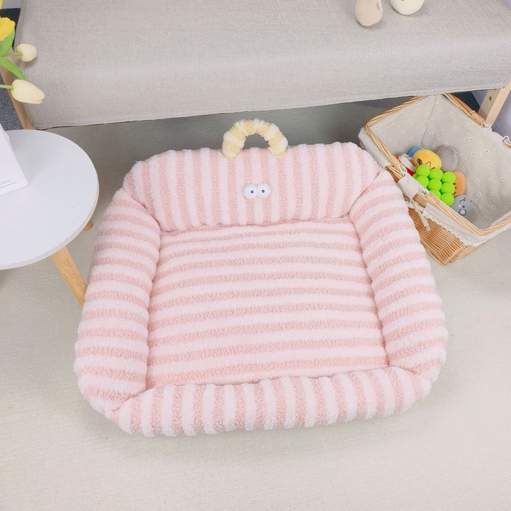 Big Eye Striped Dog Cat Bed - Pawtique