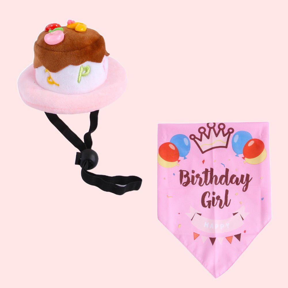 Candy Colored Pet Birthday Dress Up Set - Pawtique