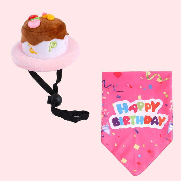 Candy Colored Pet Birthday Dress Up Set - Pawtique