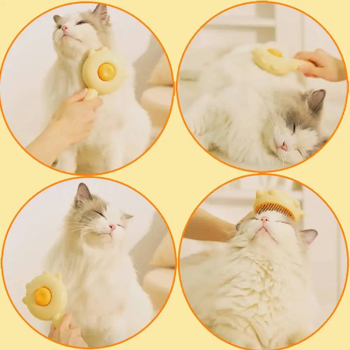 Cat Brush Pet Hair Removal Brush Cat Comb Pet Grooming Brush for Cats Dogs Pets Hair Remover Massages Puppy Kitten Accessories - Pawtique