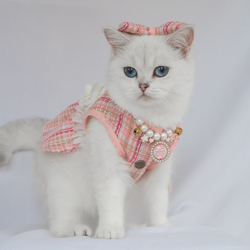 Chic Pet Dress in Mini Chanel Style - Pawtique