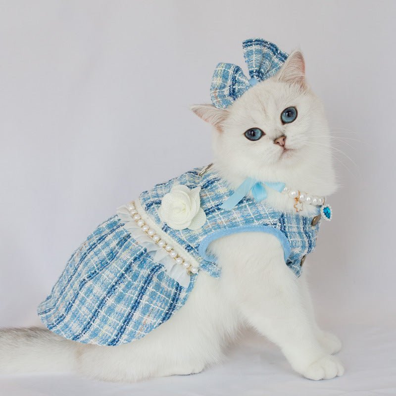 Chic Pet Dress in Mini Chanel Style - Pawtique