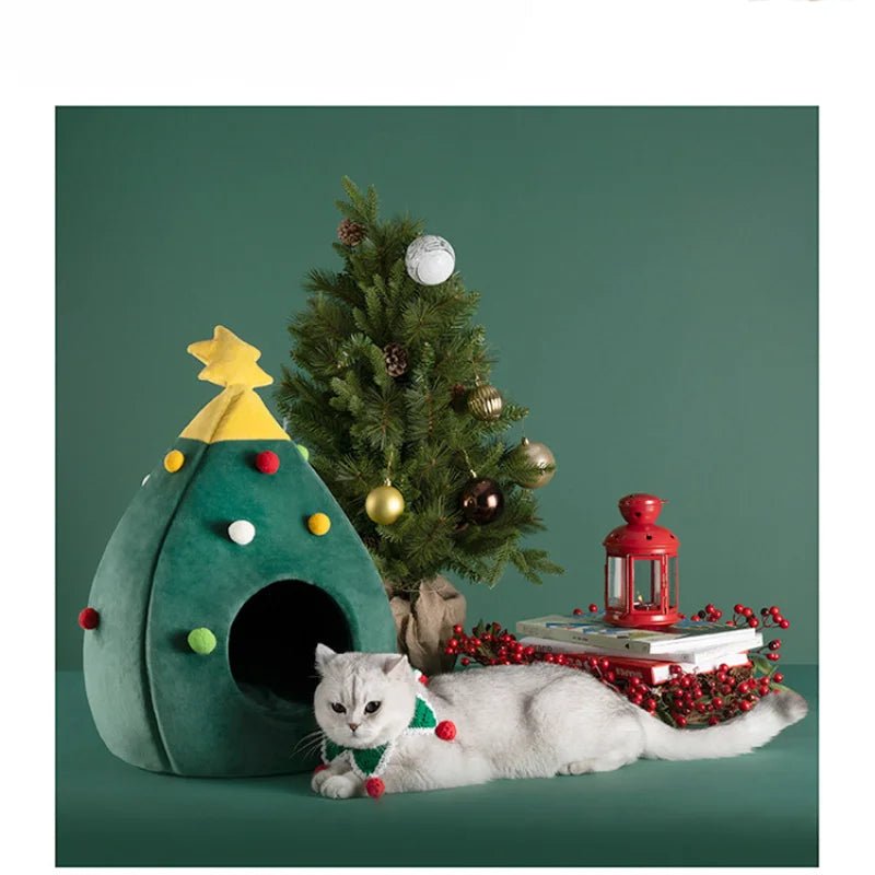 Christmas Cat/Dog Nest Tree Washable - Pawtique