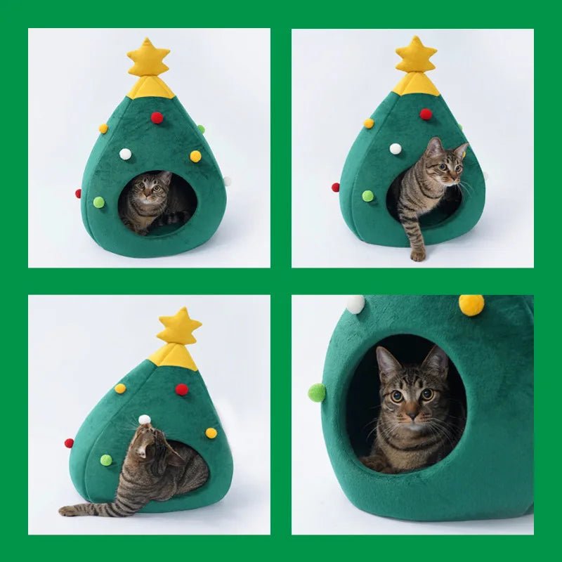 Christmas Cat/Dog Nest Tree Washable - Pawtique