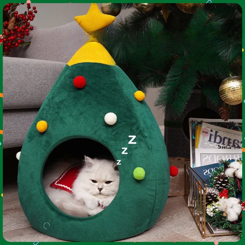 Christmas Cat/Dog Nest Tree Washable - Pawtique