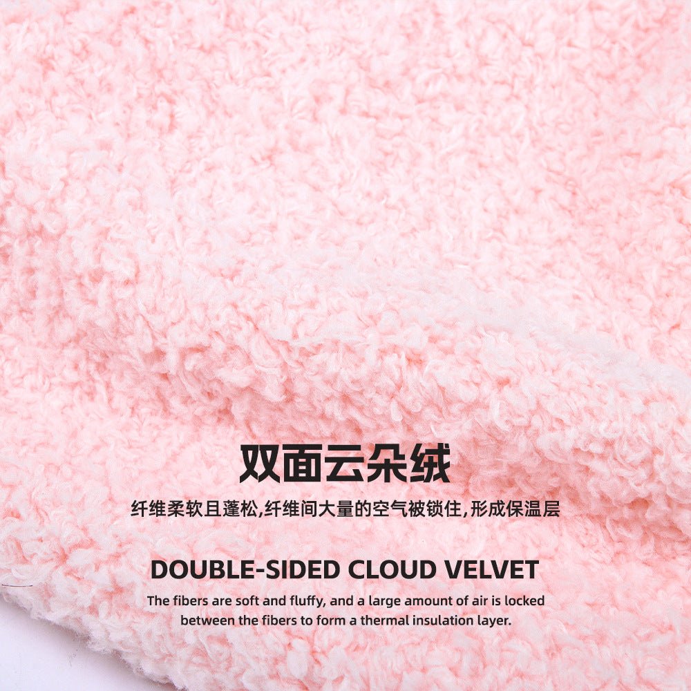 Cloud velvet pullover coat - Pawtique