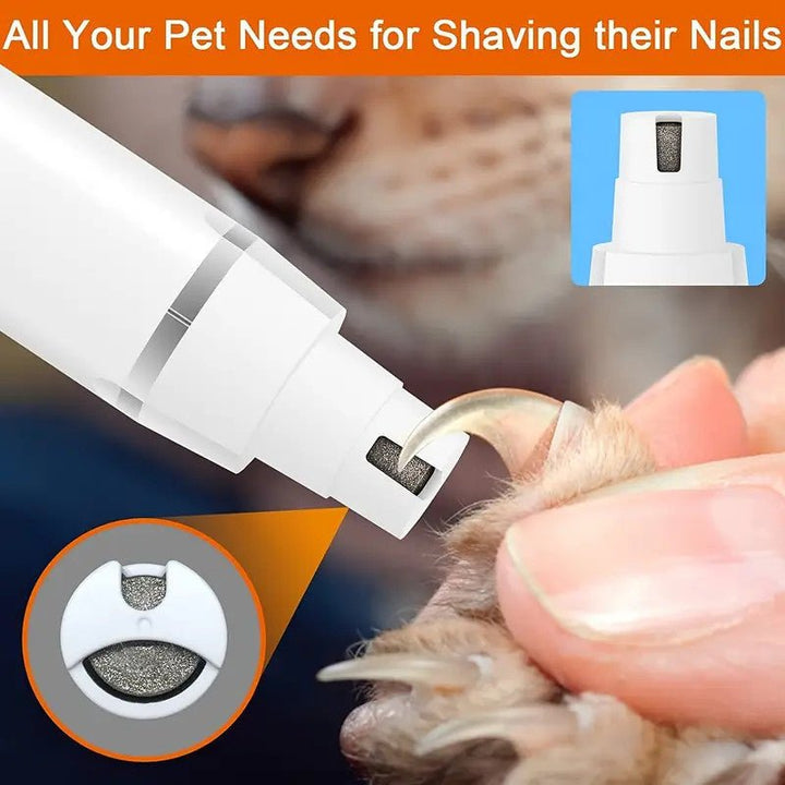 Dog Clippers Grooming Kit Hair Clipper Low Noise Paw Trimmer Rechargeable Cordless Quiet Nail Grinder Shaver - Pawtique