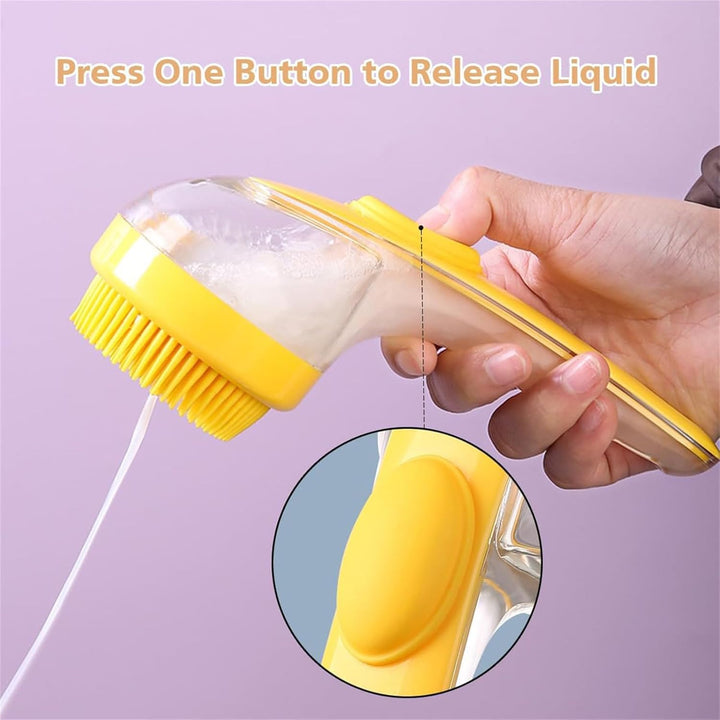 Grooming Brush with Built - In Soap Dispenser - Pawtique