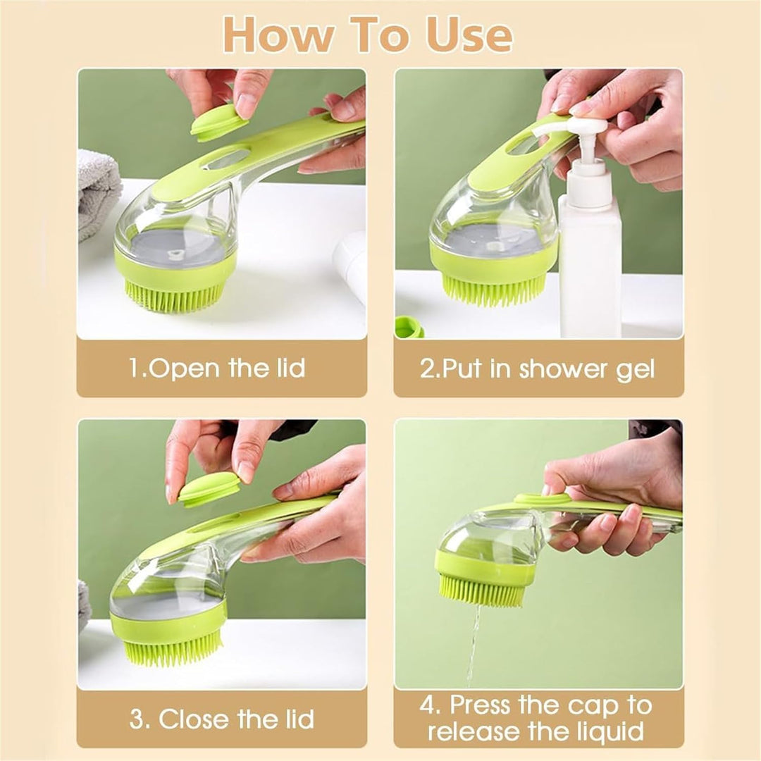 Grooming Brush with Built - In Soap Dispenser - Pawtique