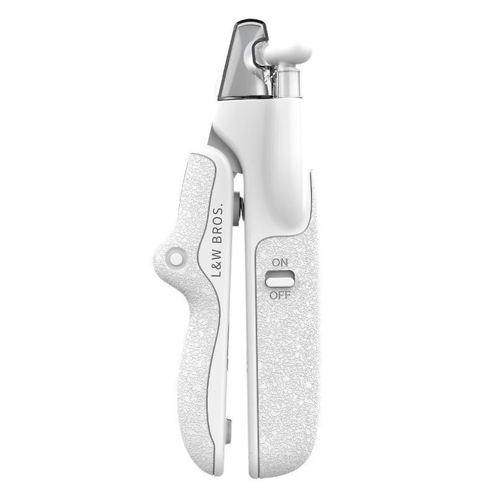 Nail clippers with LED light illuminate blood line finger and nail file - Pawtique