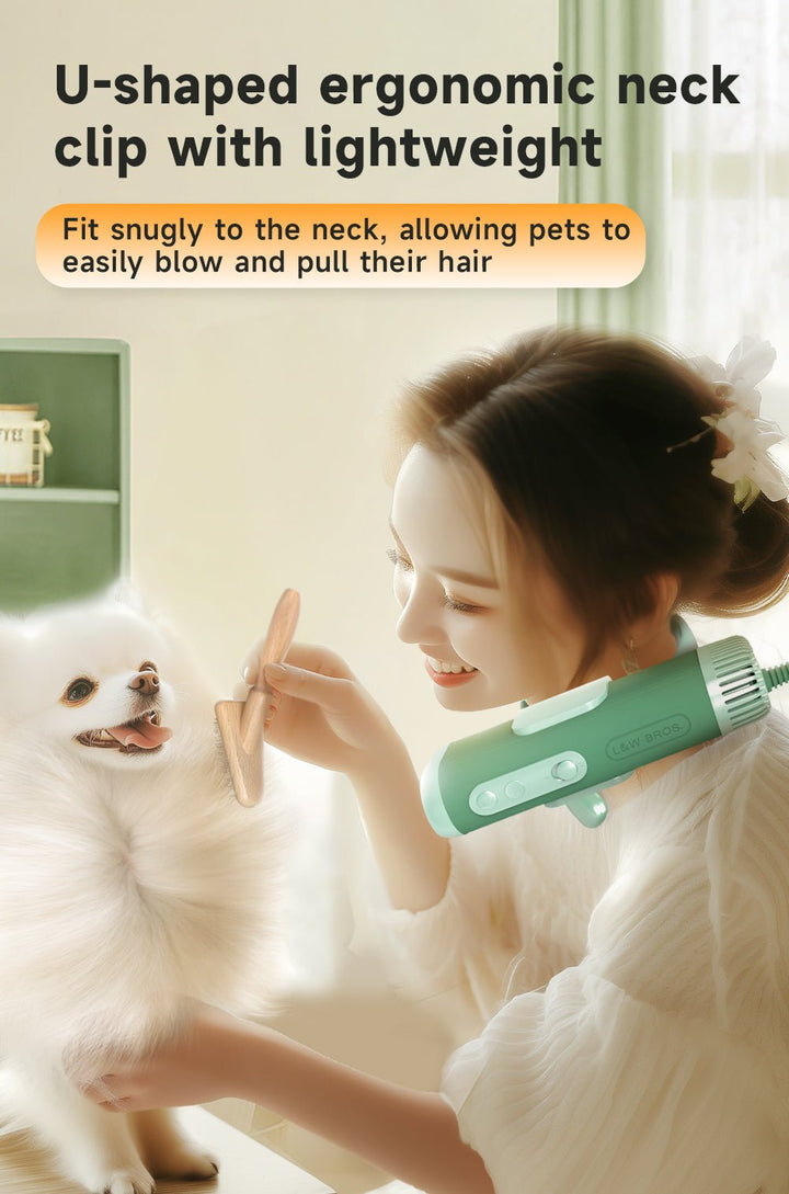 Neck Hanging Pet Hair Dryer - Pawtique