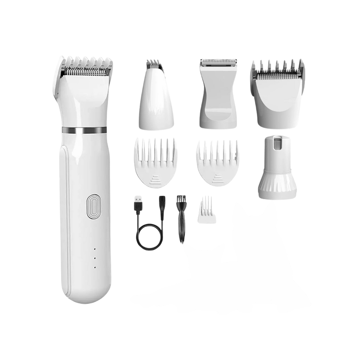 [New] 4 IN 1 Grooming Kit Electric Trimmer Rechargeable Clipper - Pawtique