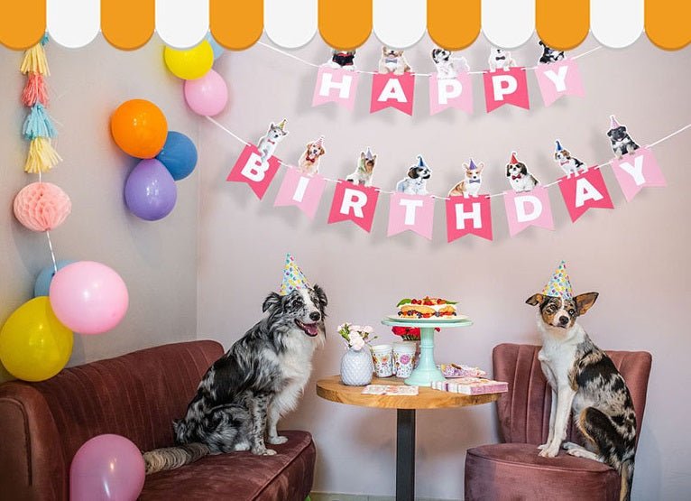 New Style Dog Birthday Party Banner - Pawtique