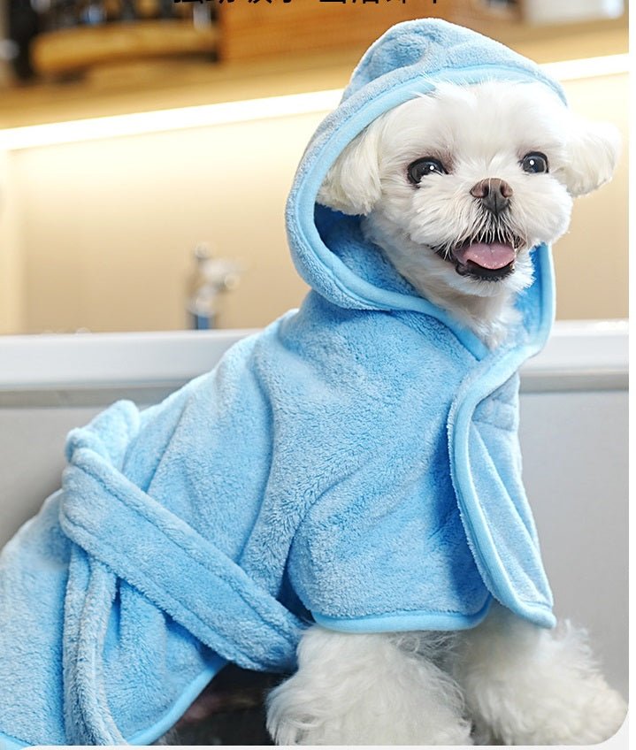 Pet Bathrobe - Super Absorbent Towel for Quick Drying - Pawtique