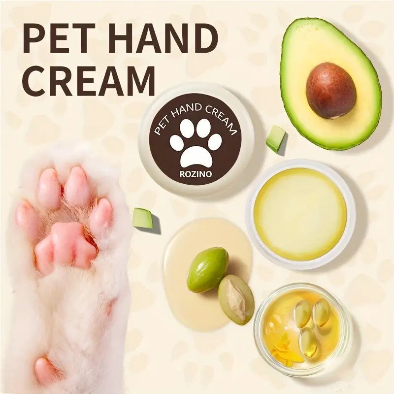 Pet Paw Balm, 0.71oz Coconut Oil Cat Paw Balm, Paw Cream Cats Dogs Nose Heals, Pet Paw Protection Against Heat, Hot Pavement - Pawtique