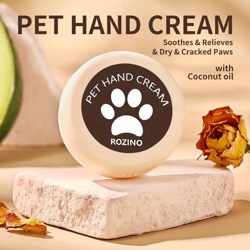 Pet Paw Balm, 0.71oz Coconut Oil Cat Paw Balm, Paw Cream Cats Dogs Nose Heals, Pet Paw Protection Against Heat, Hot Pavement - Pawtique