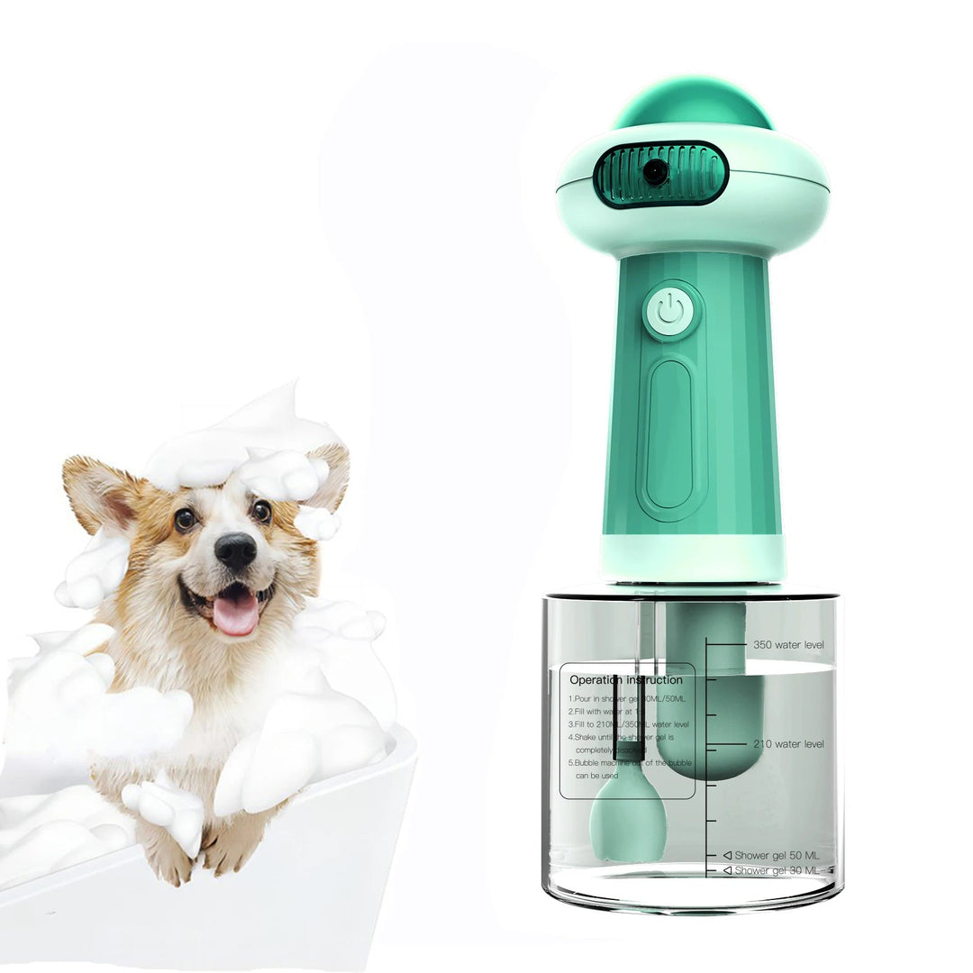 Pet SPA Bath Automatic Soap Dispenser Shampoo Foam Maker Containment - Pawtique