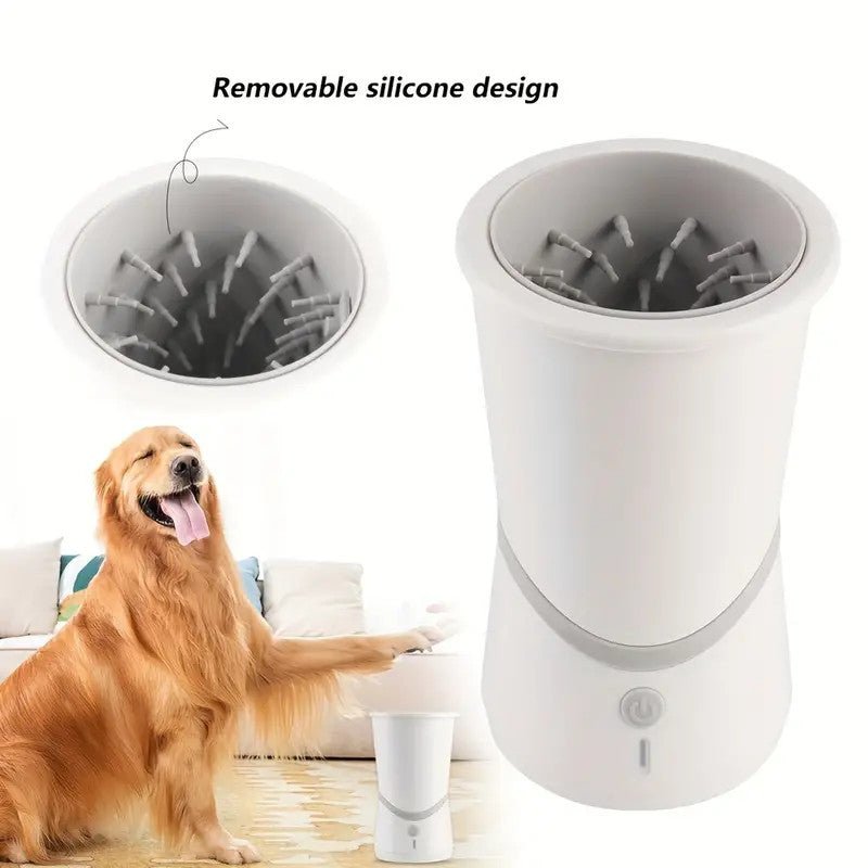 Portable Automatic Dog Paw Cleaner, USB Rechargeable Brush - Pawtique