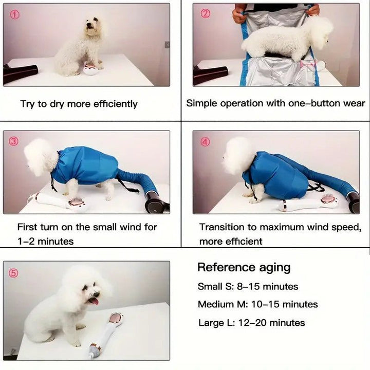 Quickly Dry Your Dog's Hair bag - Absorbs Water Fast! - Pawtique