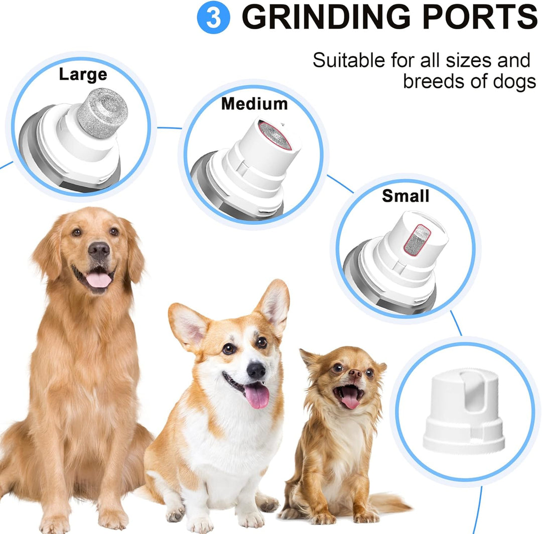 Rechargeable Pet Nail Grinder: Powerful, Low - Noise Grooming Tool for Dogs & Cats - Pawtique