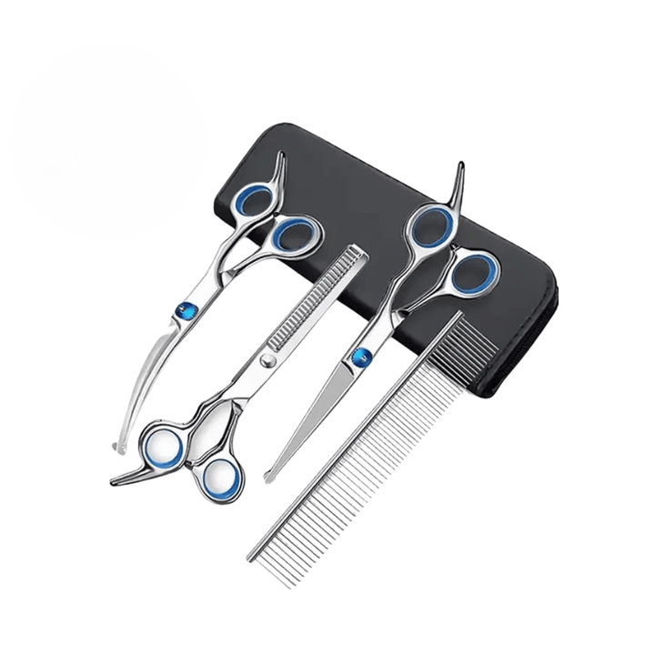 Safe Scissors Stainless Steel Grooming Set - Pawtique