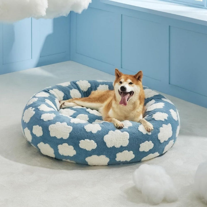 Vintage Round Dog Bed Cushion - Pawtique