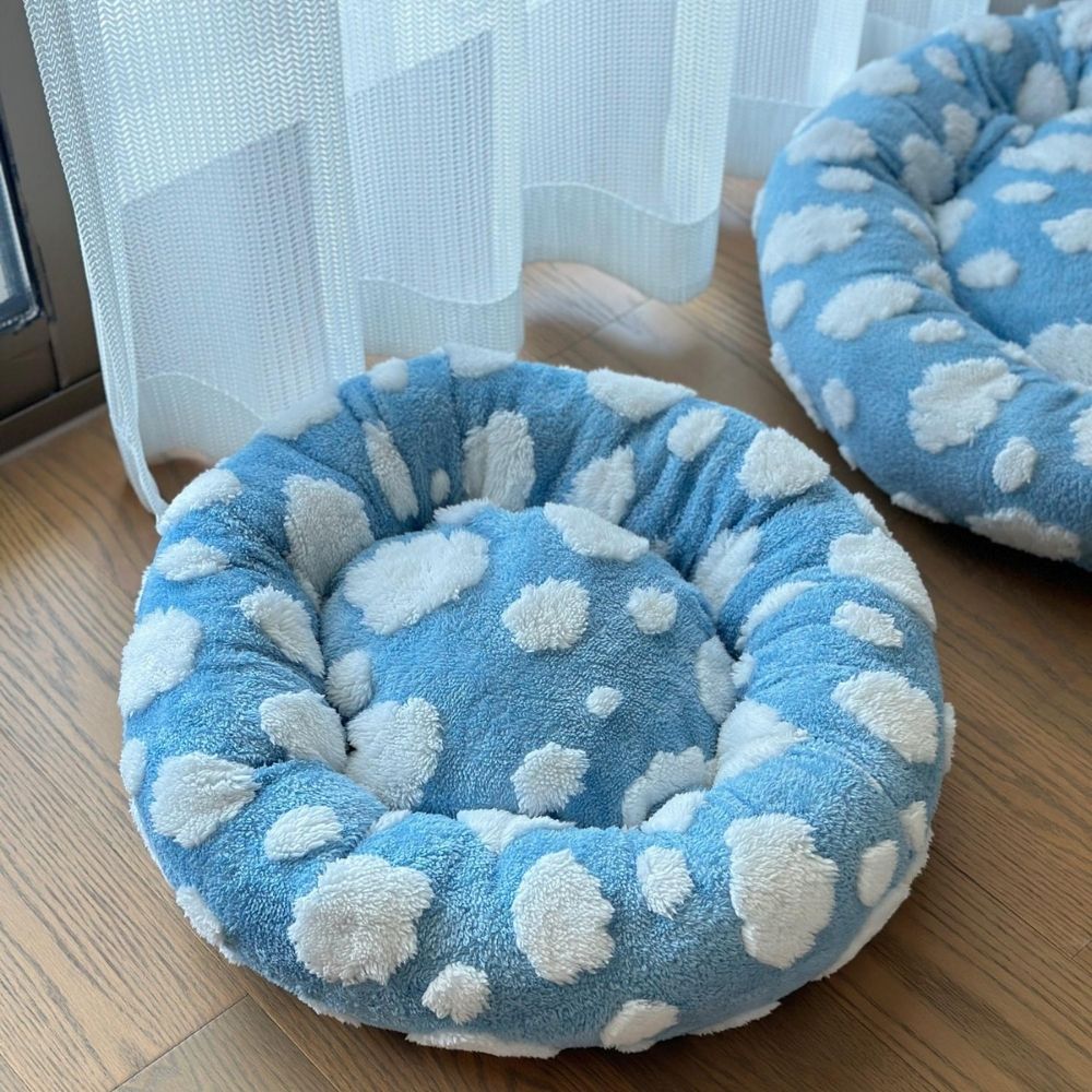 Vintage Round Dog Bed Cushion - Pawtique